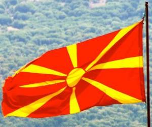 пазл Флаг Македонии
